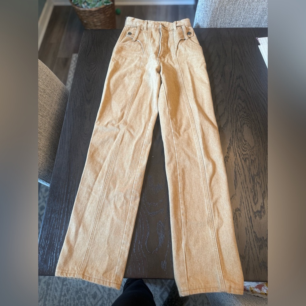 Vintage Roper Yellow High-Waisted Jean